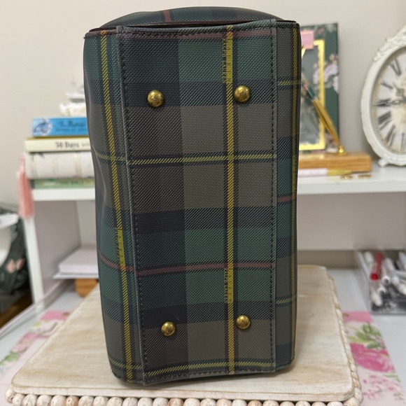 Ralph Lauren plaid mini Boston bag - Picture 4 of 9